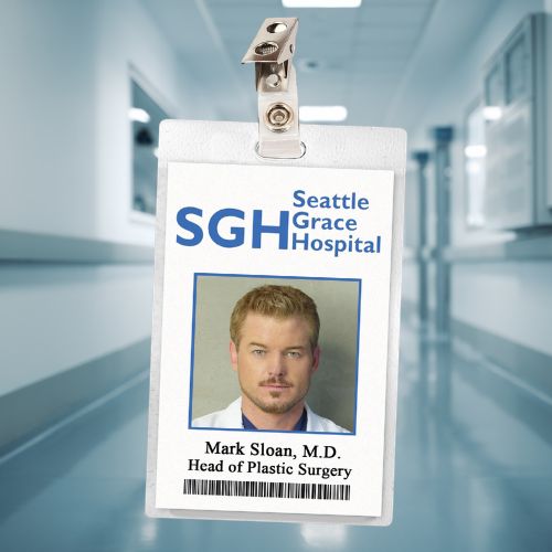 Grey's Anatomy Seattle Grace ID Badges (19 Characters)