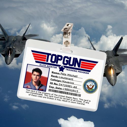 Top Gun Maverick ID Badge