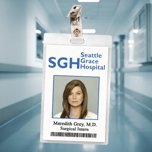 Grey's Anatomy Seattle Grace ID Badges (19 Characters)