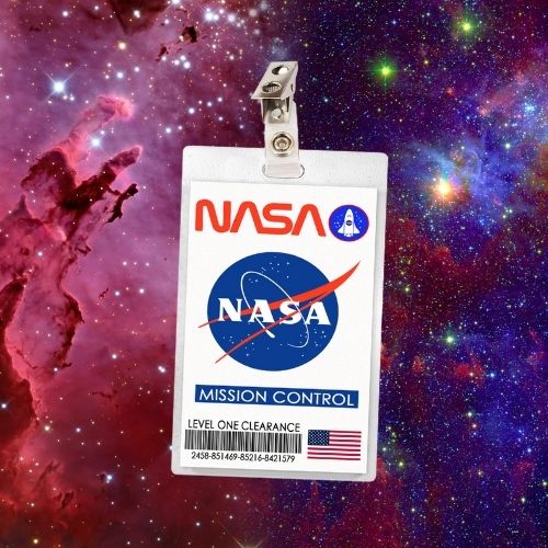 NASA Mission Control ID Badge