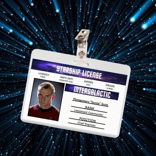 Star Trek Movie ID Badges (7 Characters)