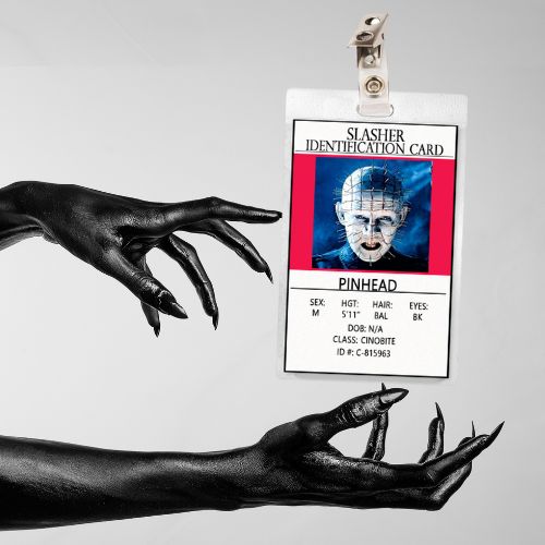 Horror Icon Hellraiser Pinhead ID Badge