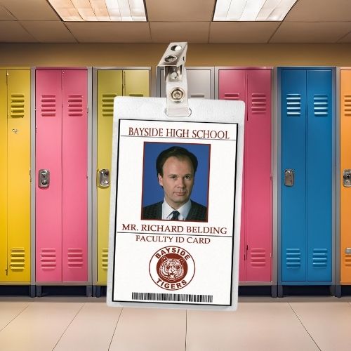 Saved By The Bell ID Badges (9 Characters)