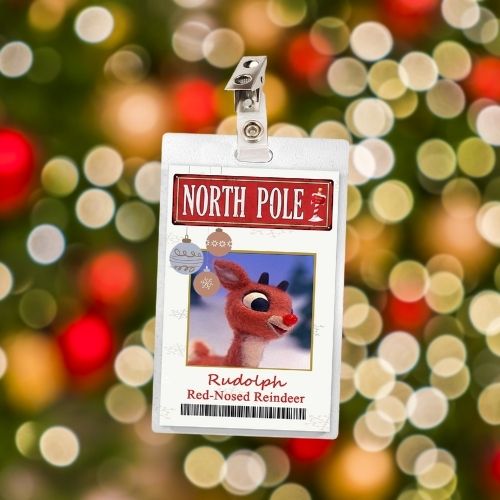 Christmas ID Badges (Santa, Mrs. Claus, Rudolph, Clarice, Elf, Grinch)
