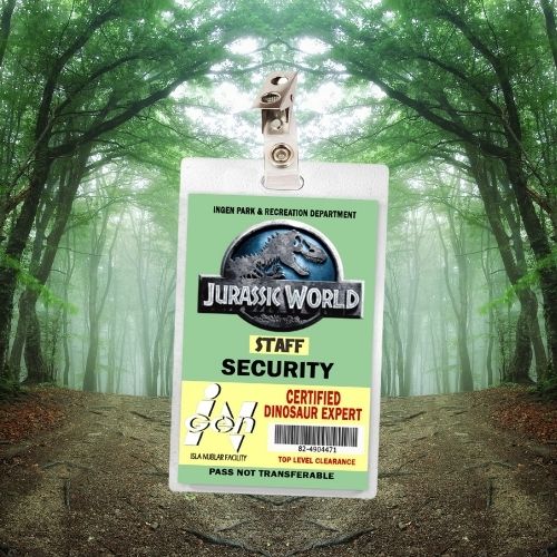 Jurassic World Security ID Badge