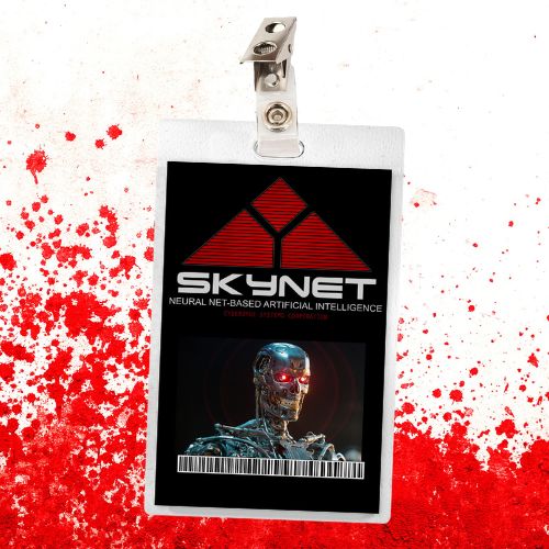 Terminator Skynet ID Badge