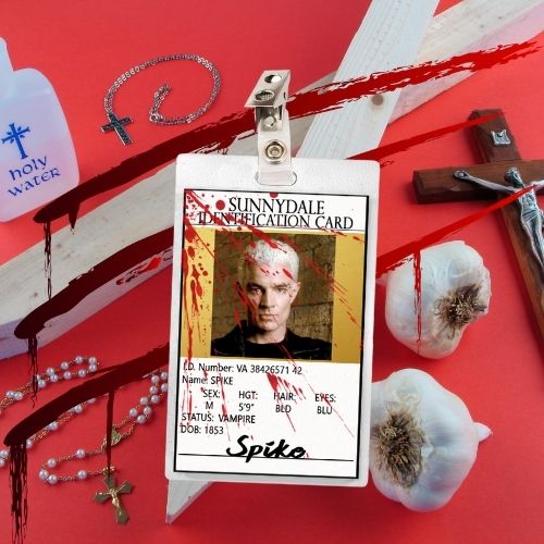 Buffy the Vampire Slayer ID Badges (8 Characters - Regular & Bloody Versions)