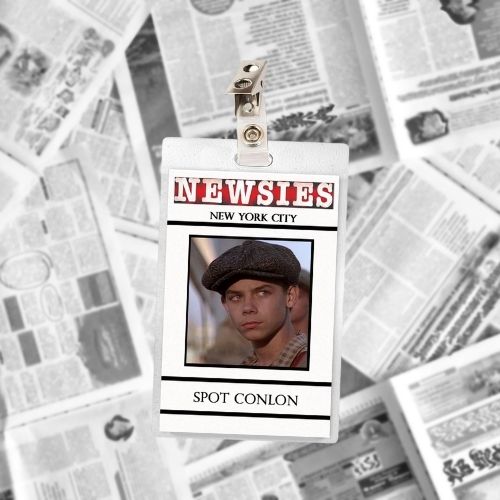 Newsies ID Badges (8 Characters)