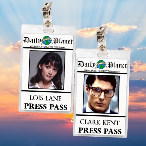 Lois & Clark (Reeve & Kidder) Superman ID Badges