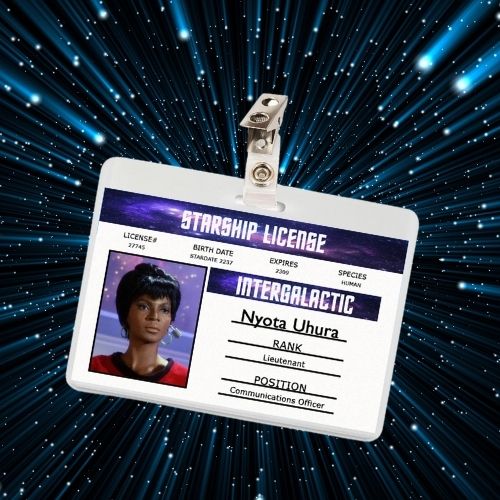 Star Trek TV Show ID Badges (7 Characters)