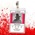 Horror Icon Thanksgiving John Carver ID Badge