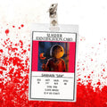 Horror Icon Trick R Treat Sam ID Badge