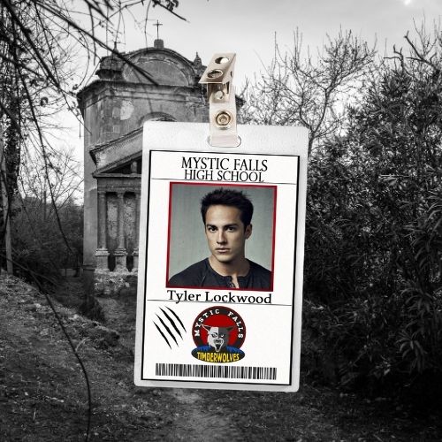 The Vampire Diaries ID Badges (8 Characters - Regular & Bloody Versions)