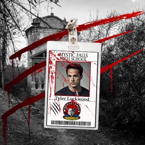 The Vampire Diaries ID Badges (8 Characters - Regular & Bloody Versions)