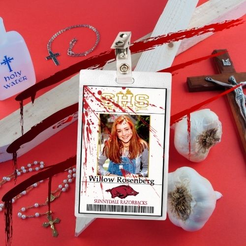 Buffy the Vampire Slayer ID Badges (8 Characters - Regular & Bloody Versions)